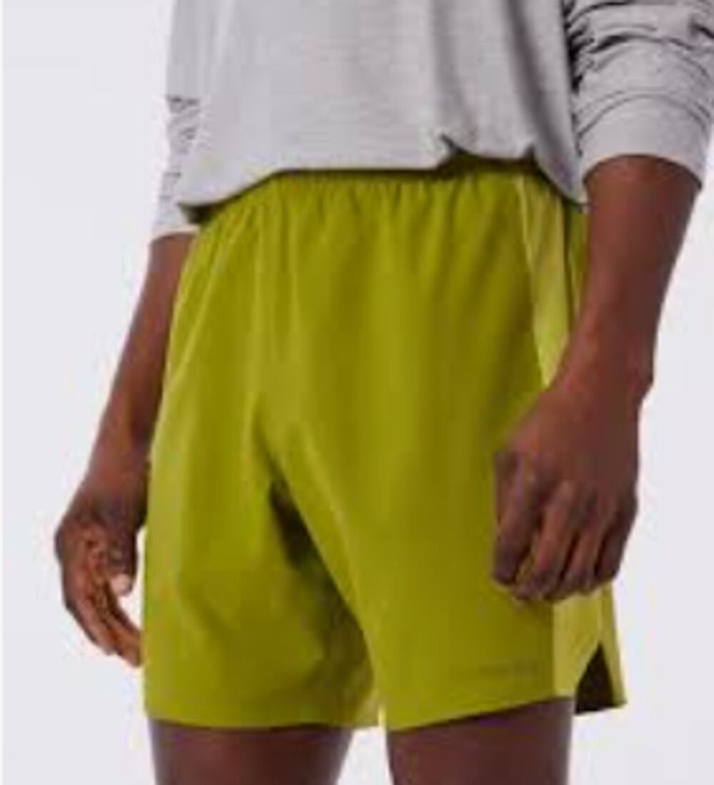 OUTDOOR VOICES Men's High Stride 7" Shorts XS Mossy Green Apple Linerless NWT